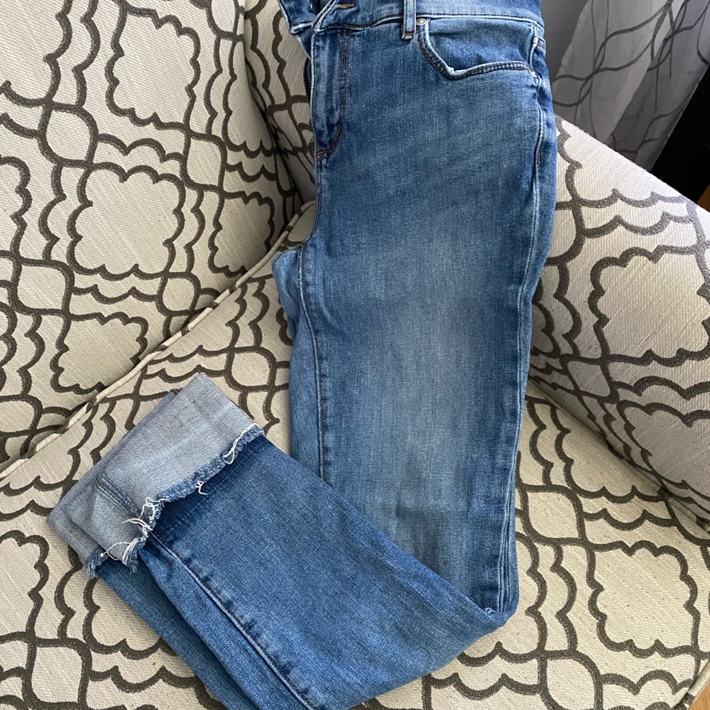 LOFT modern straight jeans